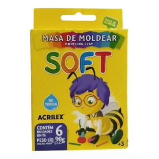 PLASTILINA AX SOFT x 6u