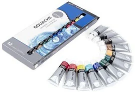 SET SIMPLY TEMPERA x12u