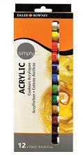 SET SIMPLY ACRILICO x12u