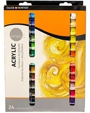 SET SIMPLY ACRILICO x24u