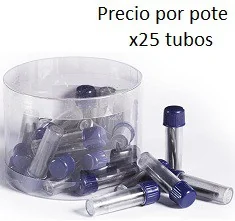 MINAS P/COMPAS POTE x 25 TUBOS