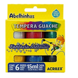 TEMPERA AX Cjx6 COL 15 ml MET
