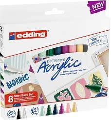 MARCADOR EDDING SET NORDICO CHICO