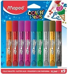 ADHESiIVO MAPED GLITTER x9