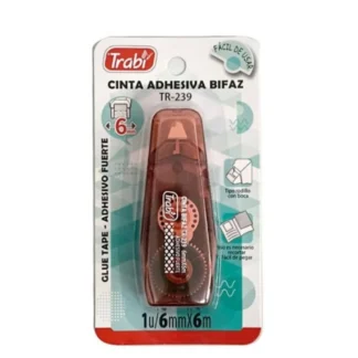 CINTA ADHESIVA TRABI BIFAZ TR239