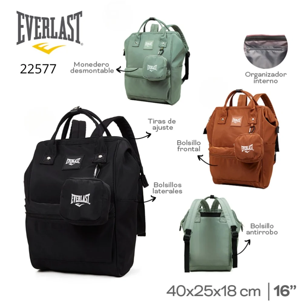 MOCHILA EVERLAST 22577/22578