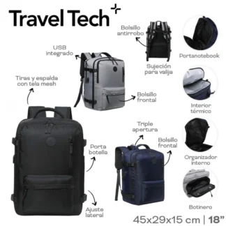 MOCHILA TRAVEL 19116
