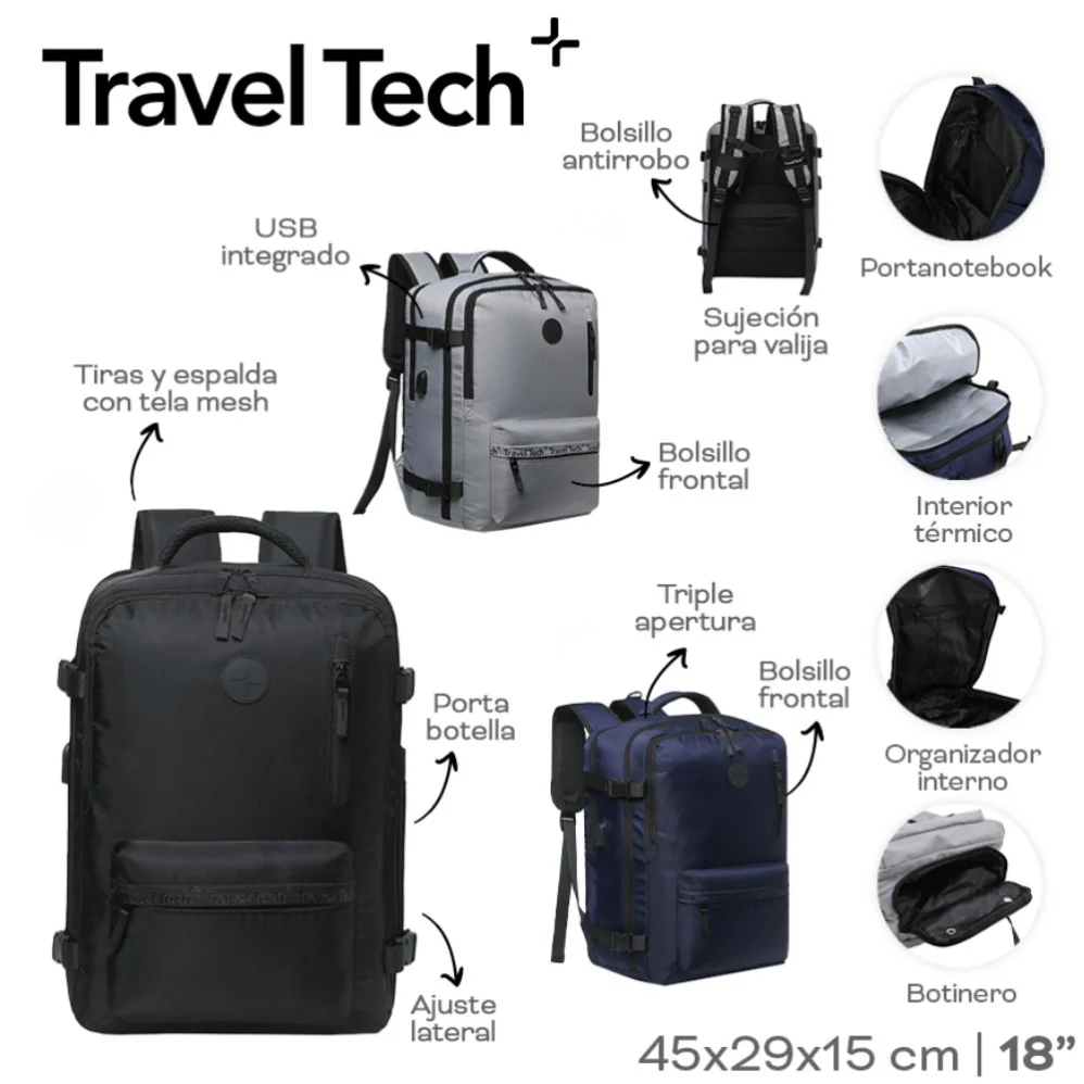 MOCHILA TRAVEL 19116