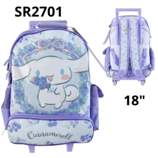 MOCHILA CK 18" CARRO CINNAMOROLL