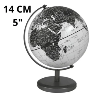 GLOBO TERRAQUEO 14cm 142M NEGRO