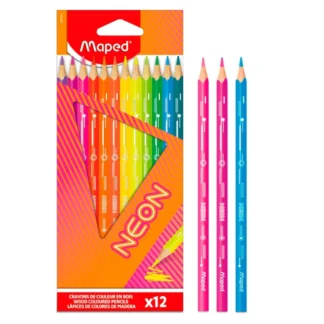 LAPIZ COLOR MAPED NEON x12L