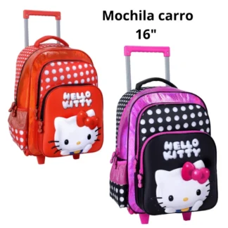 MOCHILA WR 16" CARRO KITTY 88088