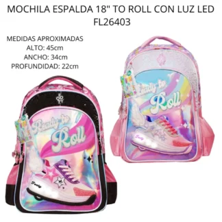 MOCHILA FOOTY 18" ESP F26403