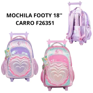 MOCHILA FOOTY 18" CARRO F26351