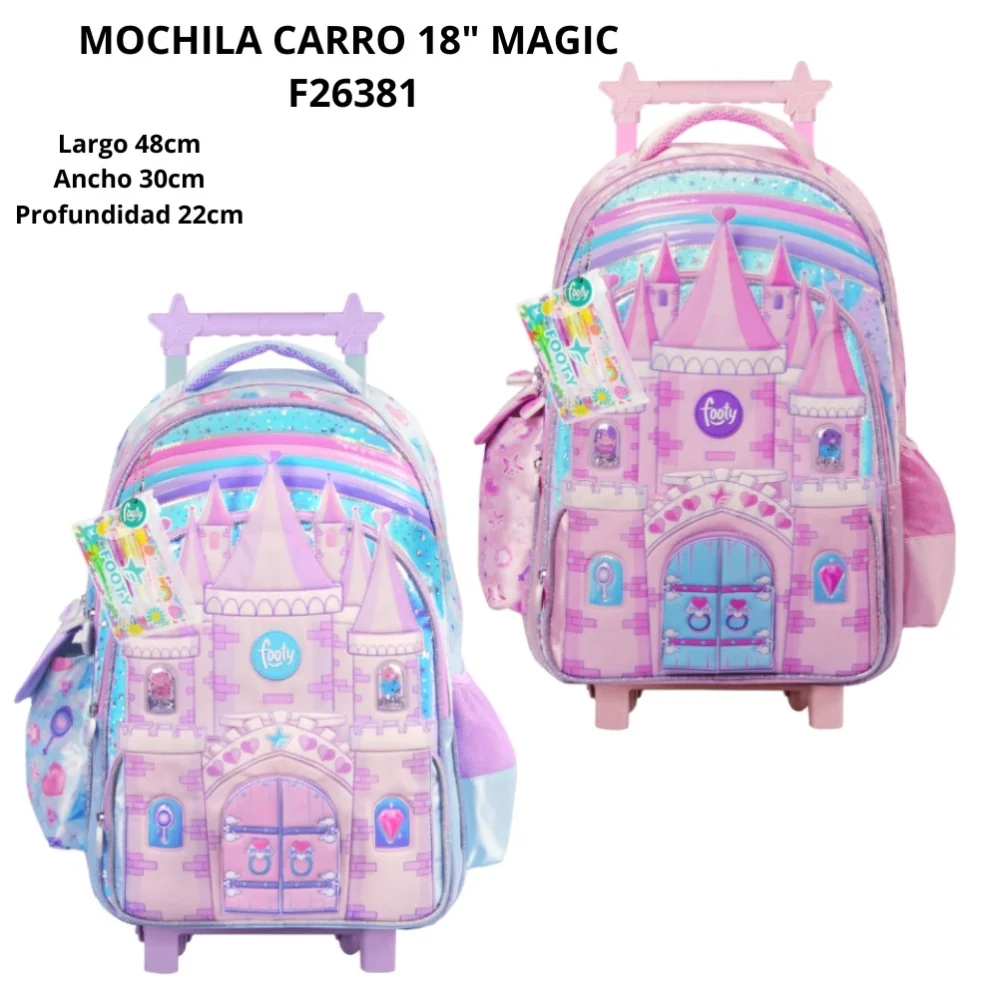 MOCHILA FOOTY 18" CARRO F26381
