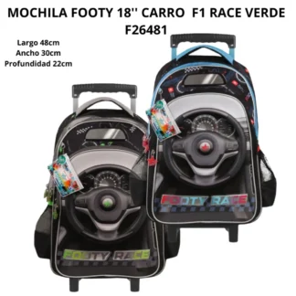 MOCHILA FOOTY 18" CARRO F26481