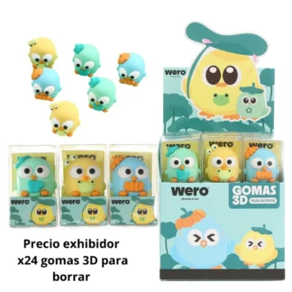 WERO GOMA 3D LITTLE BIRDS WE4335