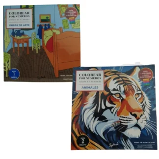 LIBRO SPLASH COLOREAR POR NUMEROS 1304/1305