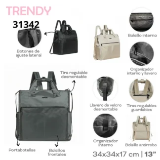 MOCHILA MATERNAL TRENDY 31342