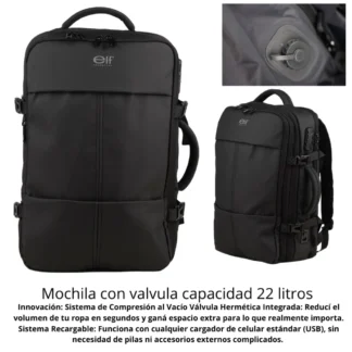 MOCHILA ELF 18" ESP 3733 C/VALVULA