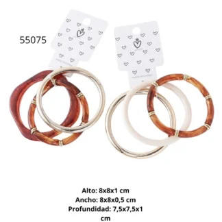 TG ACC PULSERA 55075/55076 SET x 3