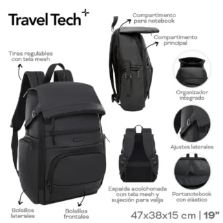 MOCHILA TRAVEL 30369 PORTANTBK