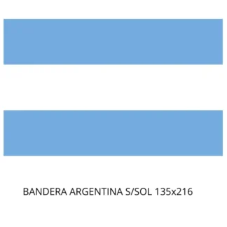 BANDERA ARG S/SOL 135x216