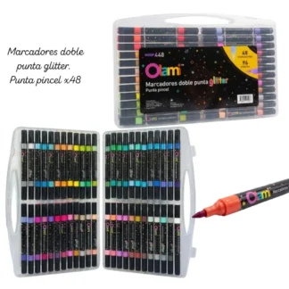 MARC OLAMI GLITTER DOBLE PUNTA x48 MGDP448