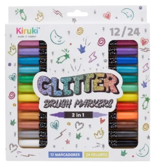 MARC KIRUKI DOBLE PUNTA PINCEL GLITTER x12 700023
