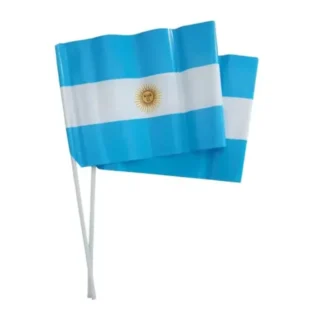BANDERA PLASTICA ARGENTINA 15x21
