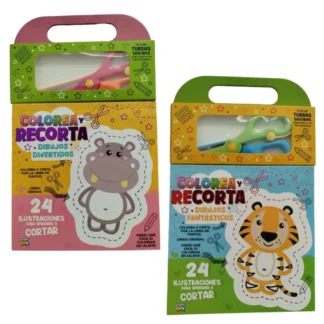 LIBRO SCHOOL COLOREA Y RECORTA LIST-736/737