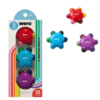 WERO CRAYONES GRIP COLORS WE4423