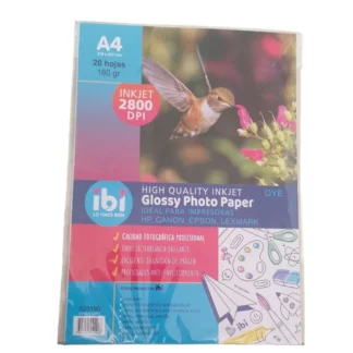 PAPEL FOTOGRAFICO INKJET 180grs A4
