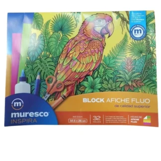 BLOCK PAP AFICHE FLUO MURESCO x32 H