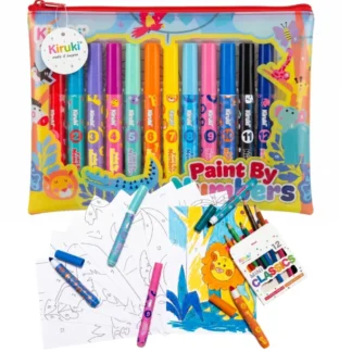 REG SET KIRUKI STATIONERY 300005 PAINT BY NUMBERS