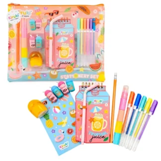 REG SET KIRUKI STATIONERY 300010 TROPICAL JUICE